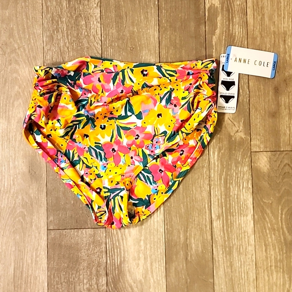 Floral swim bottoms